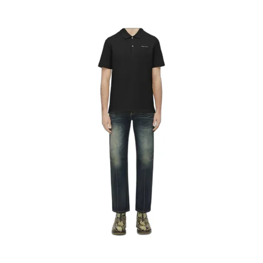 Logo Embroidered Short-Sleeved Polo Shirt