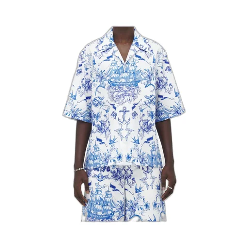 Graphic Printed Short-Sleeve Shirt