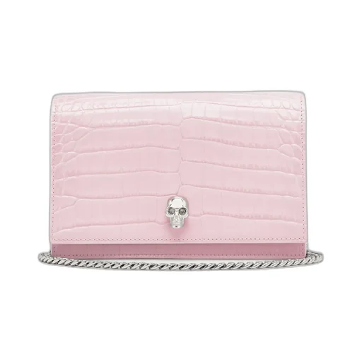 Small Skull Embossed Crossbody Bag
