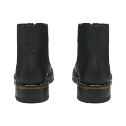 Studded Zip-Detailed Ankle Boots