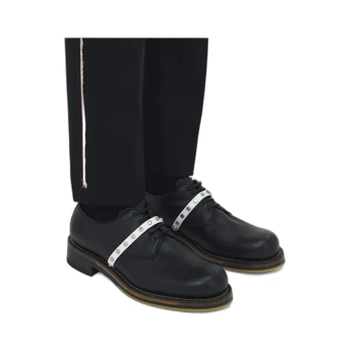 Stud-Embellished Lace-Up Shoes