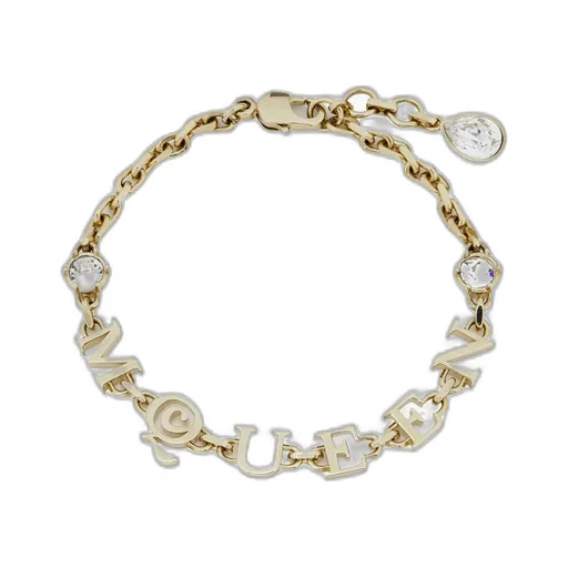 Logo Lettering Embellished Bracelet