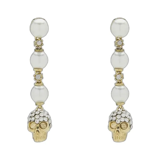 Skull Embellished Earrings
