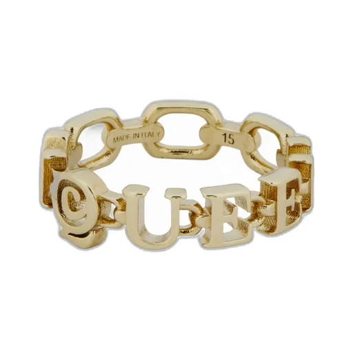 Logo Lettering Chain Ring