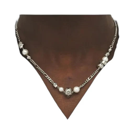 Skull Embellished Necklace