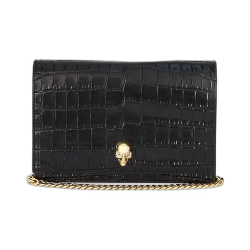 Skull Pattern Cross-Body Bag