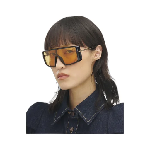 Geometric-Frame Sunglasses