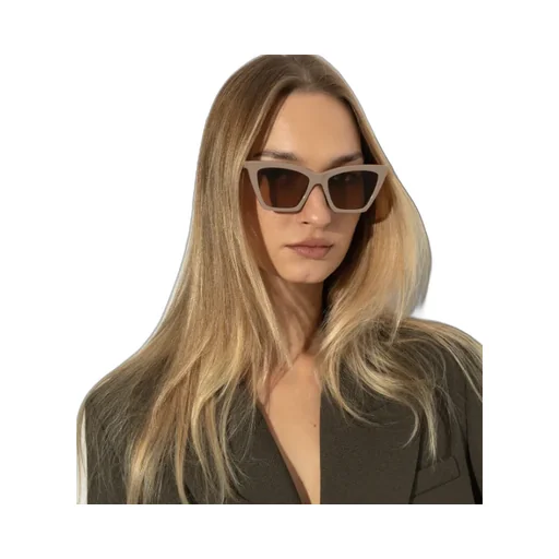 Spike Geometric Cat-Eye Frame Sunglasses