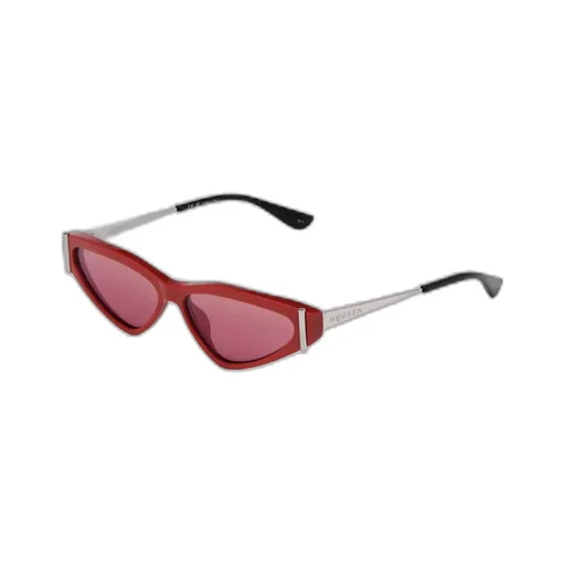 Side T-Bar Sunglasses In Red/Silver