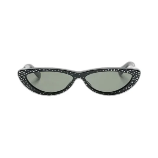 Crystal-Embellished Cat-Eye Sunglasses