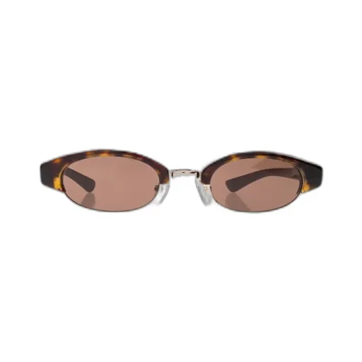 Oval-Frame Sunglasses