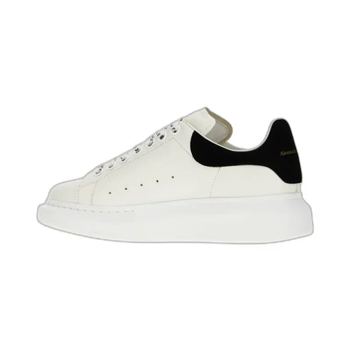 Rounded-Toe Lace-Up Sneakers