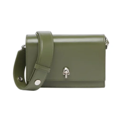 Small Skull Leather Shoulder Bag