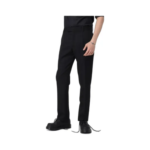 Tapered-Leg Tailored Pants