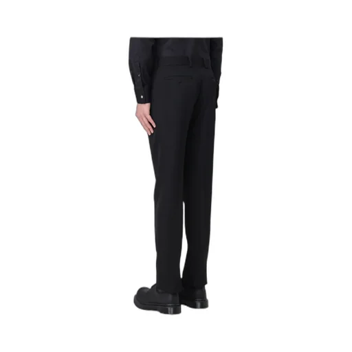 Tapered-Leg Tailored Pants