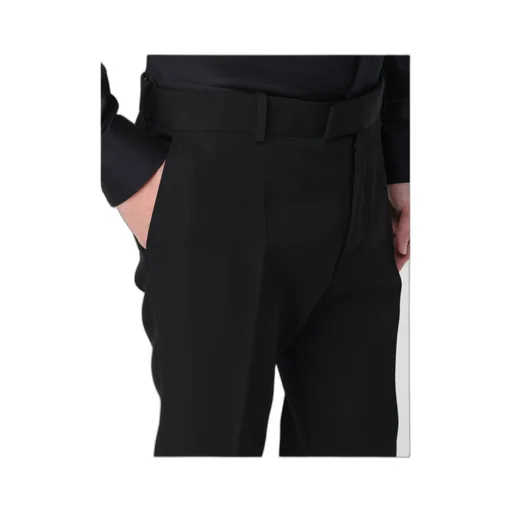 Tapered-Leg Tailored Pants