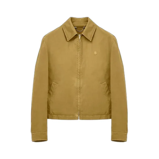 Skull Embroidered Shirt Jacket