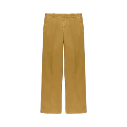 Low-Waisted Chino Trousers