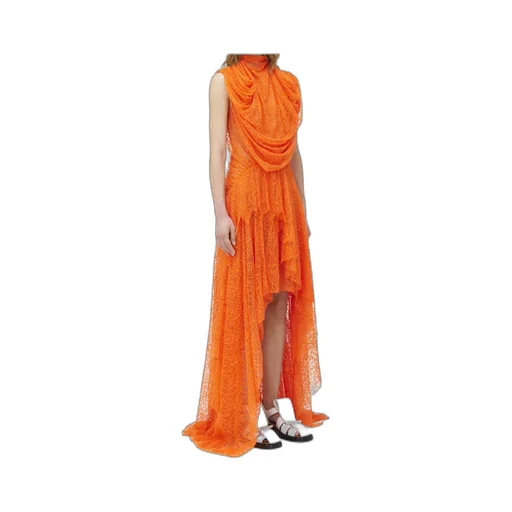 Asymmetric Sleeveless Midi Dress
