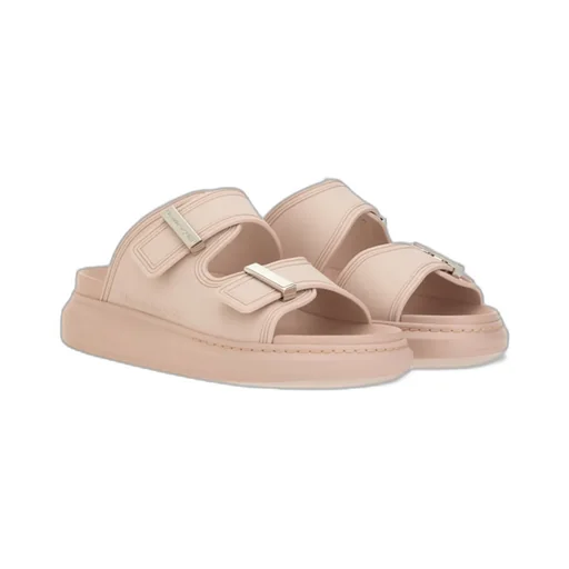 Double Strap Slip-On Sandals