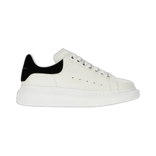 Rounded-Toe Lace-Up Sneakers