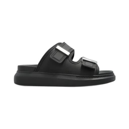 Double Strap Slip-On Sandals