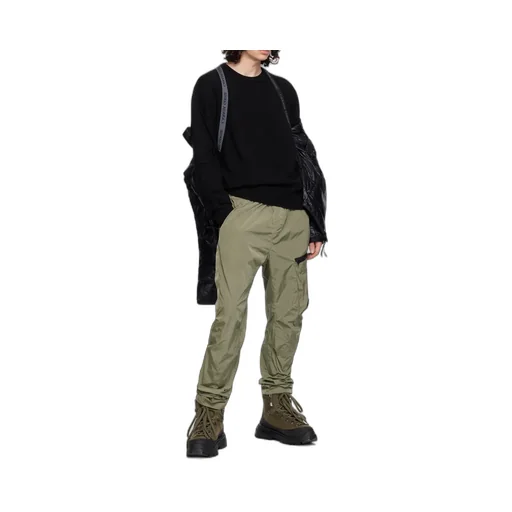 Zippered Long-Sleeved Down Jacket