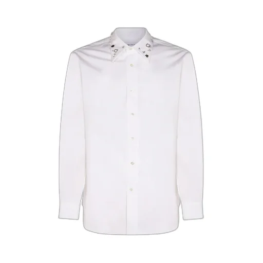 Embellished Collar Long Sleeved Shirt