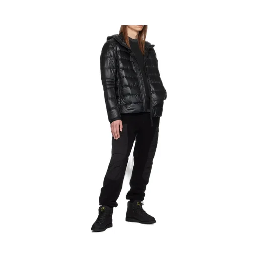 Zippered Long-Sleeved Down Jacket