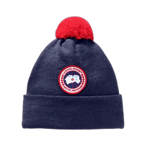 Logo Patch Pompom Hat