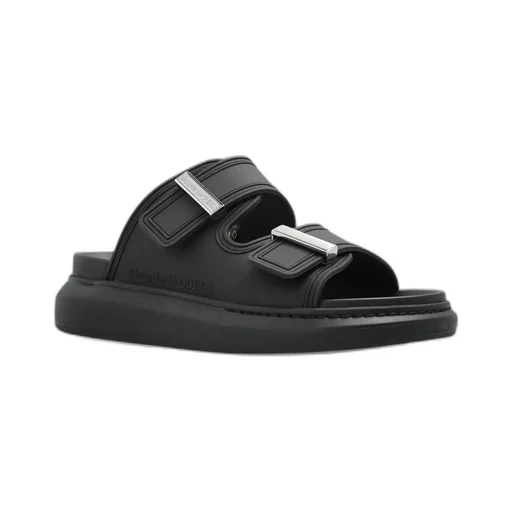 Double Strap Slip-On Sandals