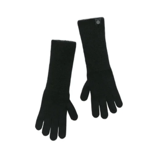 Logo-Patch Knitted Gloves