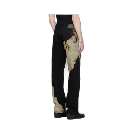 Abstract Print Jeans