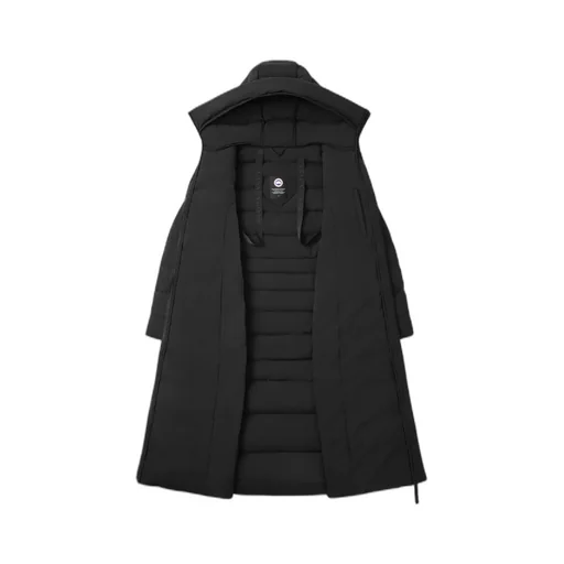 Quilted Zipped Long Coat
