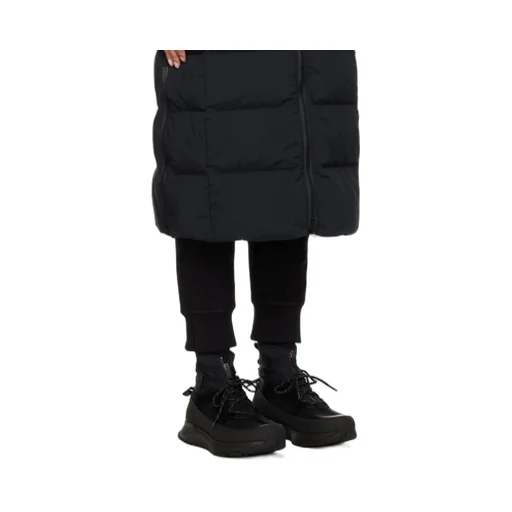 Quilted Zipped Long Coat