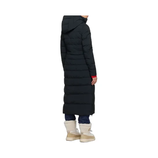 Quilted Zipped Long Coat