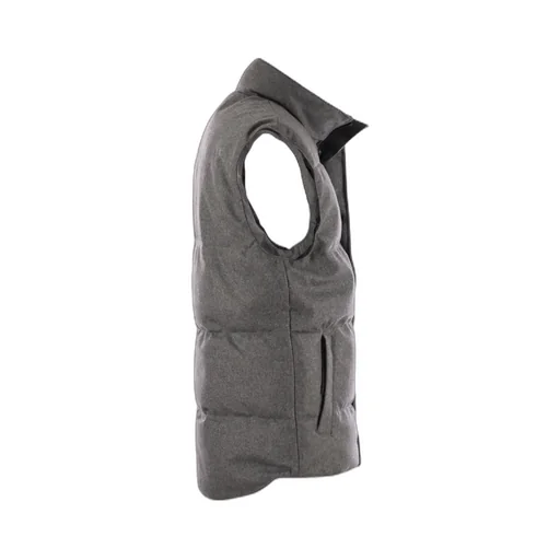 Logo Patch High-Neck Gilet