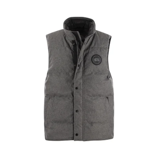 Logo Patch High-Neck Gilet