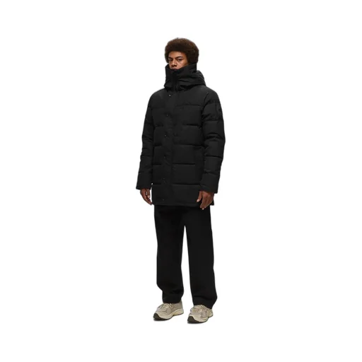 Hooded Buttoned Coat