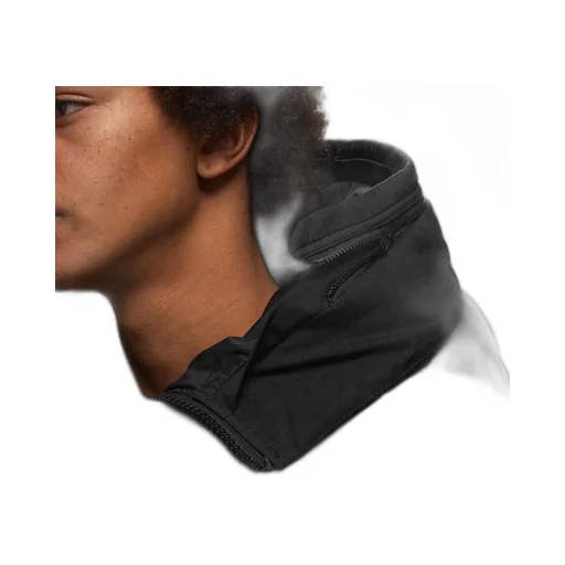 Hooded Buttoned Coat