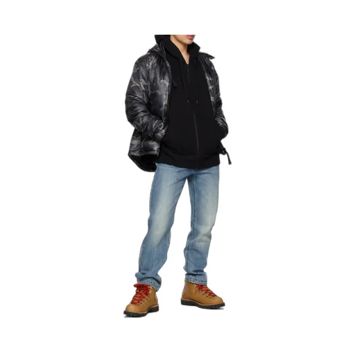 Logo Quilted Down Jacket