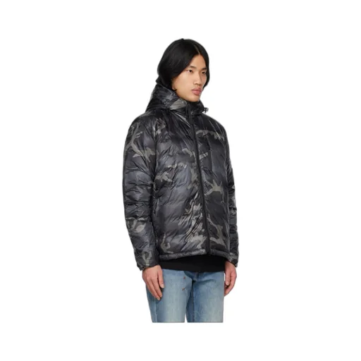 Logo Quilted Down Jacket