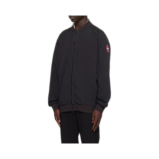Logo Patch Bomber Jacket