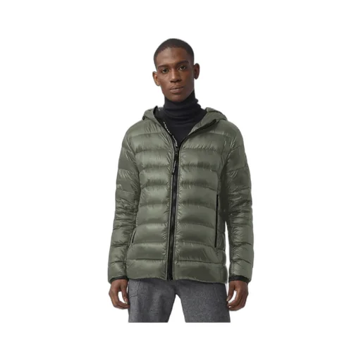 Logo-Patch Sleeve Padded Jacket