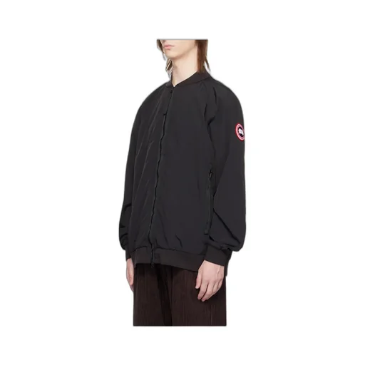 Logo Patch Bomber Jacket