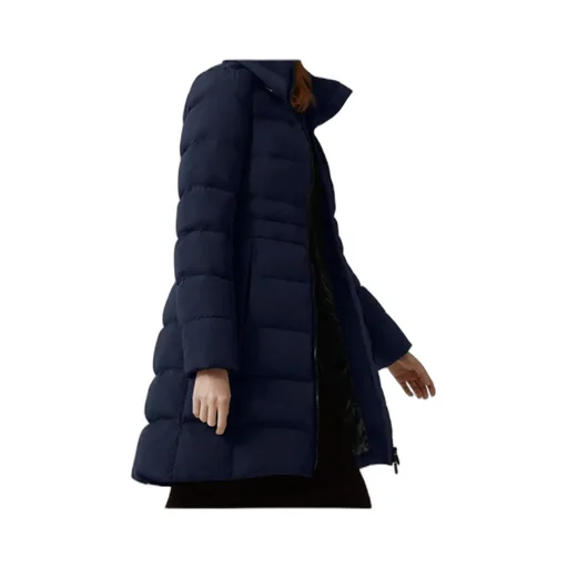 Zip-Up Hooded Padded Parka