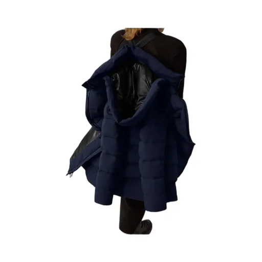 Zip-Up Hooded Padded Parka
