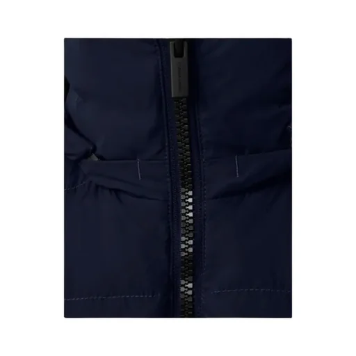 Zip-Up Hooded Padded Parka