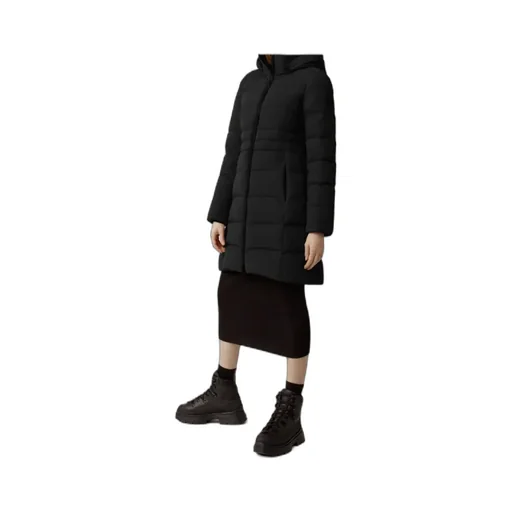 Zip-Up Hooded Padded Parka
