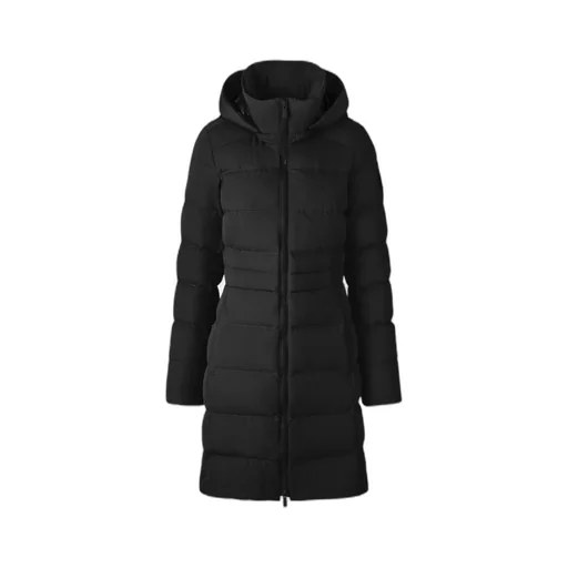 Zip-Up Hooded Padded Parka